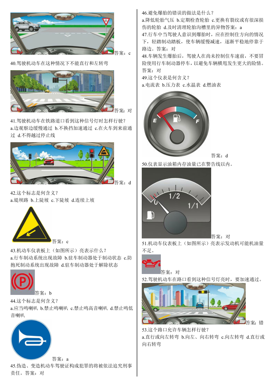 A1科目一模拟考试详解，考试指南与备考策略