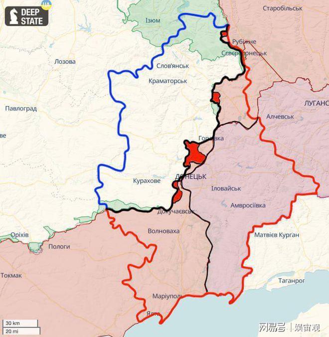 乌克兰局势最新地图，揭示冲突与和平的错综交织状态