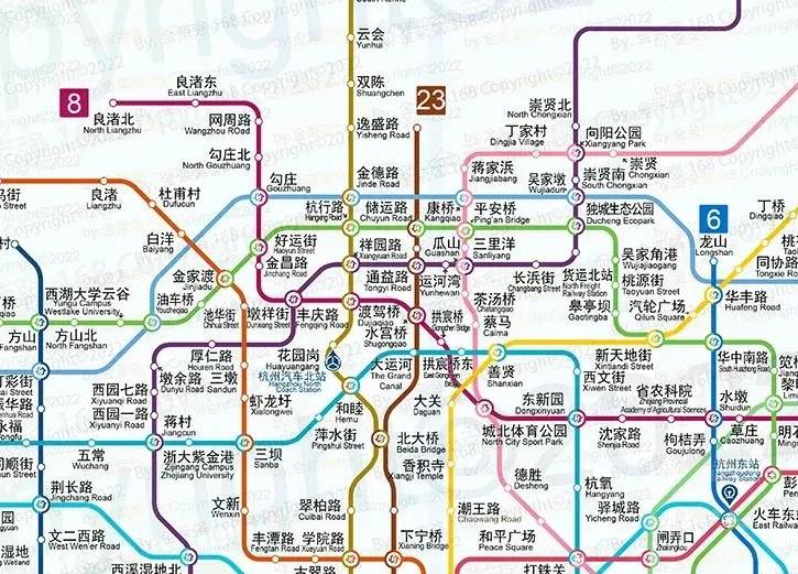 杭州地铁最新线路图全景解析