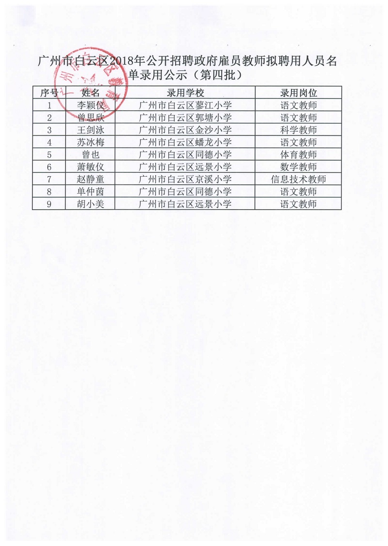 白云区小学人事任命揭晓，引领未来教育新篇章